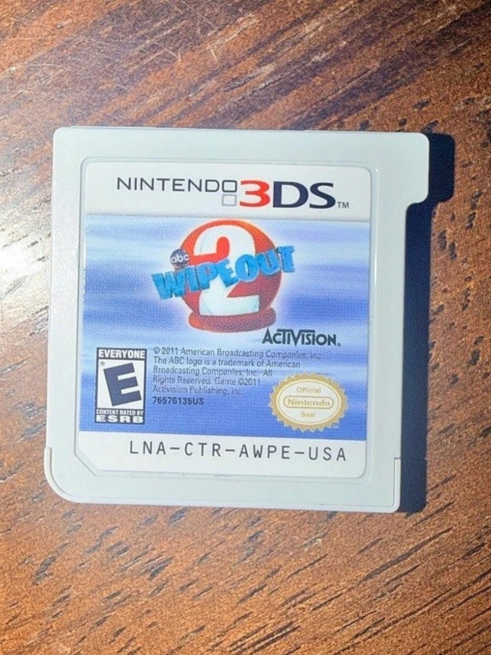 Nintendo Wipeout 2 3DS Game Cartridge